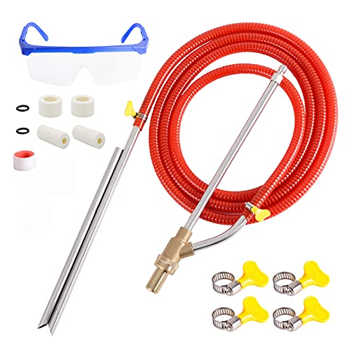 Rdutuok Pressure Washer Sandblasting Kit,Sand blaster for pressure washer with Replacement Nozzle Tips,Protect Glasses,1/4 Inch Quick Disconnect 5000 PSI for Abrasive Cleaning - Image 1