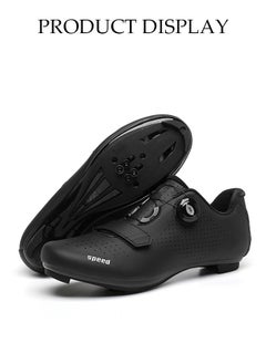 DUNISO Road Cycling Shoes Men, Mountain Cycling Shoes With Locks，With Nano Night Vision Shoe Upper，Velcro And Swivel Buckle, Anti Slip And Breathable, Suitable For Outdoor And Indoor Cycling (Size 42)  - Image 4