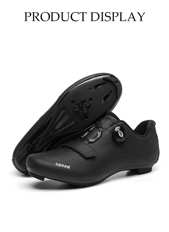 DUNISO Road Cycling Shoes Men, Mountain Cycling Shoes With Locks，With Nano Night Vision Shoe Upper，Velcro And Swivel Buckle, Anti Slip And Breathable, Suitable For Outdoor And Indoor Cycling (Size 42)  - Image 4