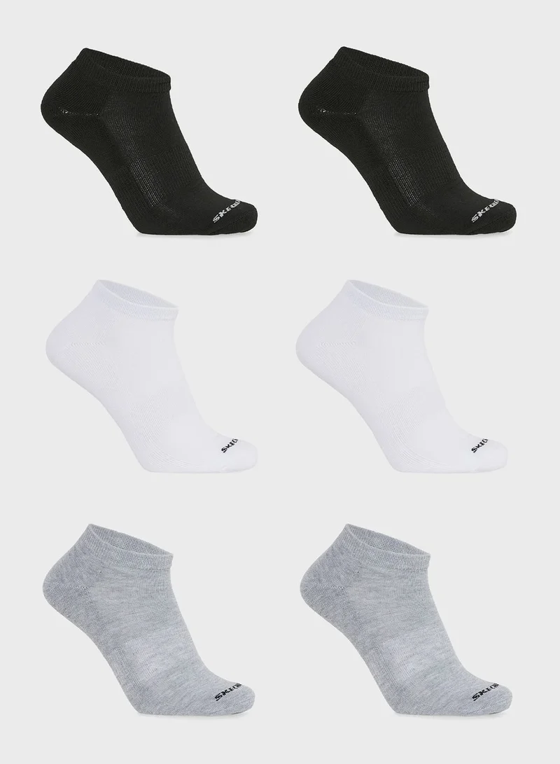 SKECHERS 6 Pack Low Cut Socks