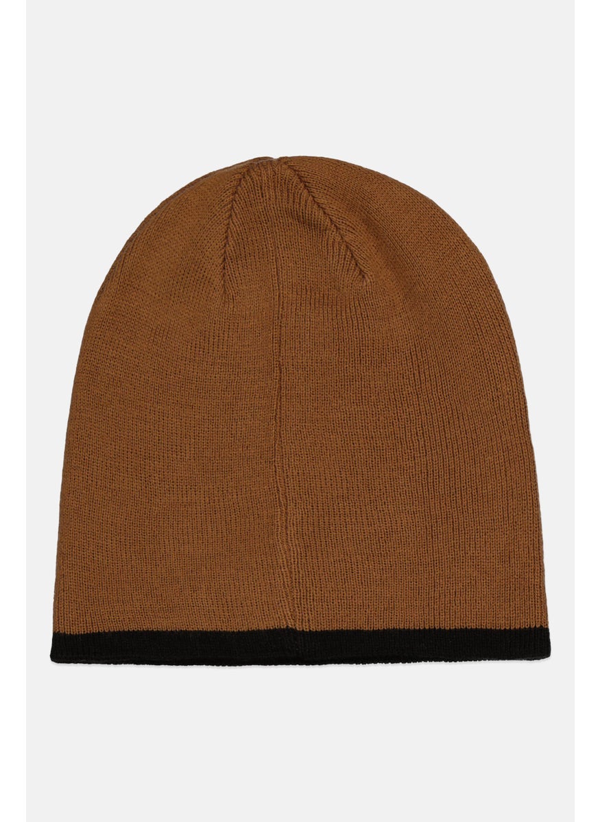 Van Heusen - Men Knitted Beanie, Brown - Image 1