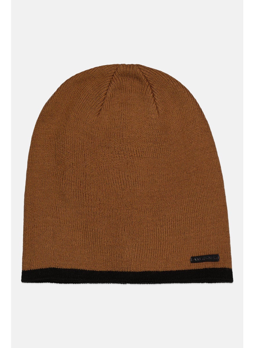 Van Heusen - Men Knitted Beanie, Brown - Image 1