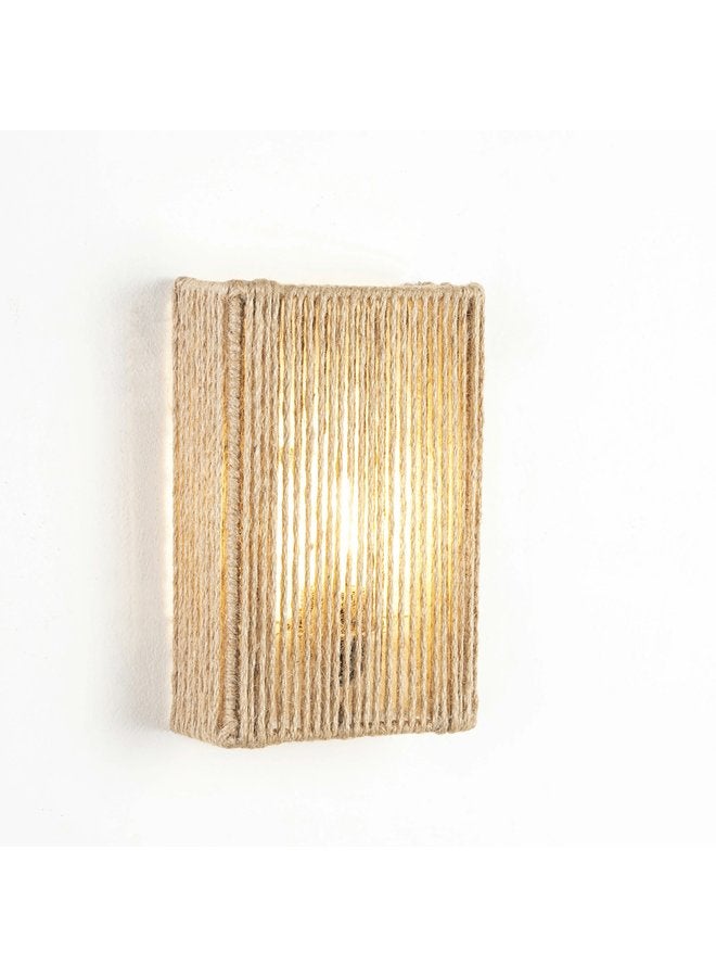 تبس هوم لمب إضاءة حائط بوهو باللون البني 30x40 سم - Image 1