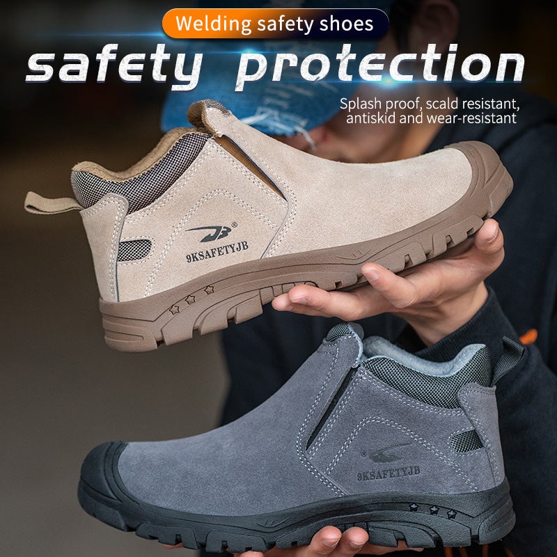 Safety Shoes 6Kv Insulated Shoes Welder Anti-Smash And Anti-Stab Labor Protection Shoes Men'S Slip-On Safety Shoes - Image 5