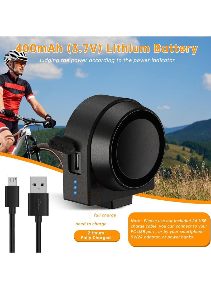 Gonice - Rechargeable Bike Alarm with Wireless Remote, Motion Sensor Alarm for E-Bike Motorcycle Bicycle Scooter Car, Volume Adjustable Motorcycle Alarm Sensitive Motion Detection Security Bike Alarm - Image 1