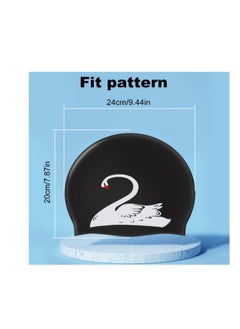 Waterproof Silicone Swim Cap Ear Protection Large Size Not to Strangle the Head Long Hair Short Hair Universal Swan Pattern Swim Cap Suitable for Adults and Children - pzsku/Z58EEC5D92076319899CCZ/45/_/1737972234/b05395ff-96af-4eb7-bd1f-996b65460bcb