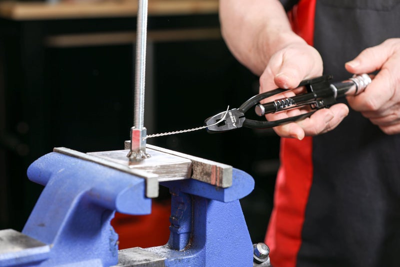 ARES 10003-9-Inch Reversible Wire Twister Pliers - Auto Spring Loaded Return – Durable Untwist Tool Grips, Twists, and Cuts Stainless Steel Safety Wire on Vehicles, Machinery, and Aircraft - Image 5