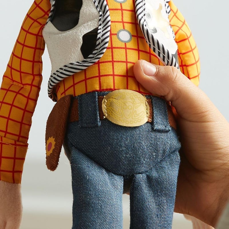 Disney Store Official Toy Story Plush, Woody, Iconic Cuddly Toy Character with Embroidered Eyes and Soft Plush Features, Suitable for All Ages - Image 4
