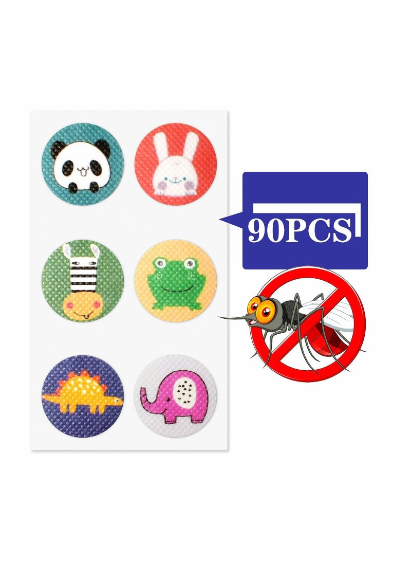 SYOSI Mosquito Patches, 90 Pack Mosquito Sticker for Kids Adults, Natural Citronella Patches, Bug Insect Repellent Patches  - Image 1