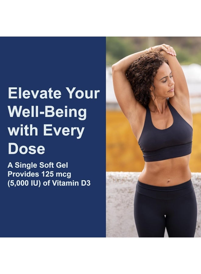 Carlson Vitamin D3 Soft Gels 360 Count for Bone Health - Image 5