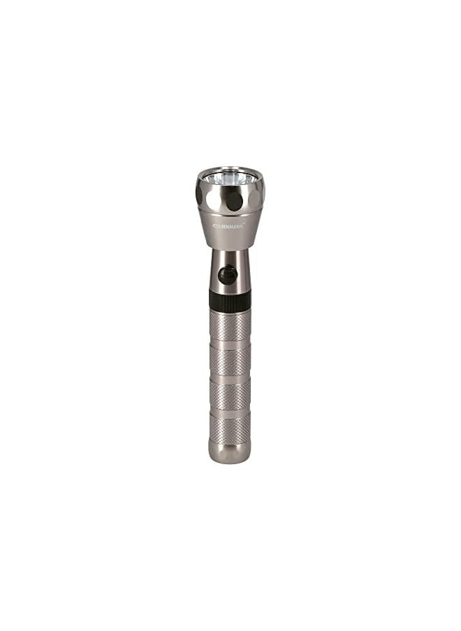 Olsenmark Olsenmark Rechargeable LED Flashlight for Camping, 2500 Meter Range, Silver  - Image 3