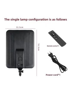 General FC-666 Flat Fill Light Internet Celebrity Live Photography Selfie Large Screen Fill Light LED Beauty FC-999 Light-Specifications:210CM Tripod  - Image 4