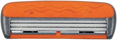 BIC 3 Hybrid Mens TripleBlade Razors for Men Long Curved Handle for Easy Grip Pack with 1 Handle and 6 Refills - Image 4