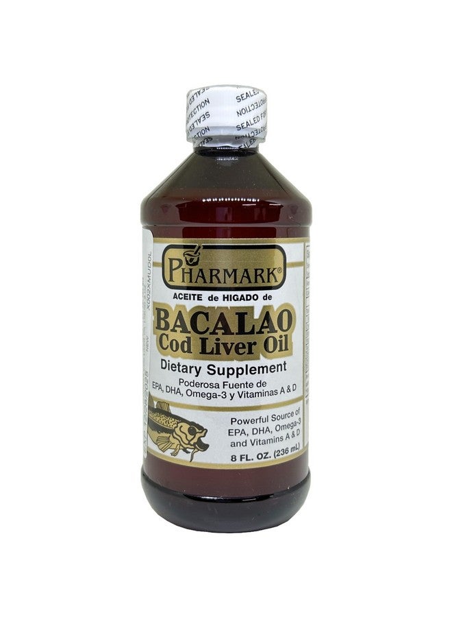 Pharmark Aceite De Higado De Bacalao 8 Oz. Cod Liver Oil 2 Pack - Image 4