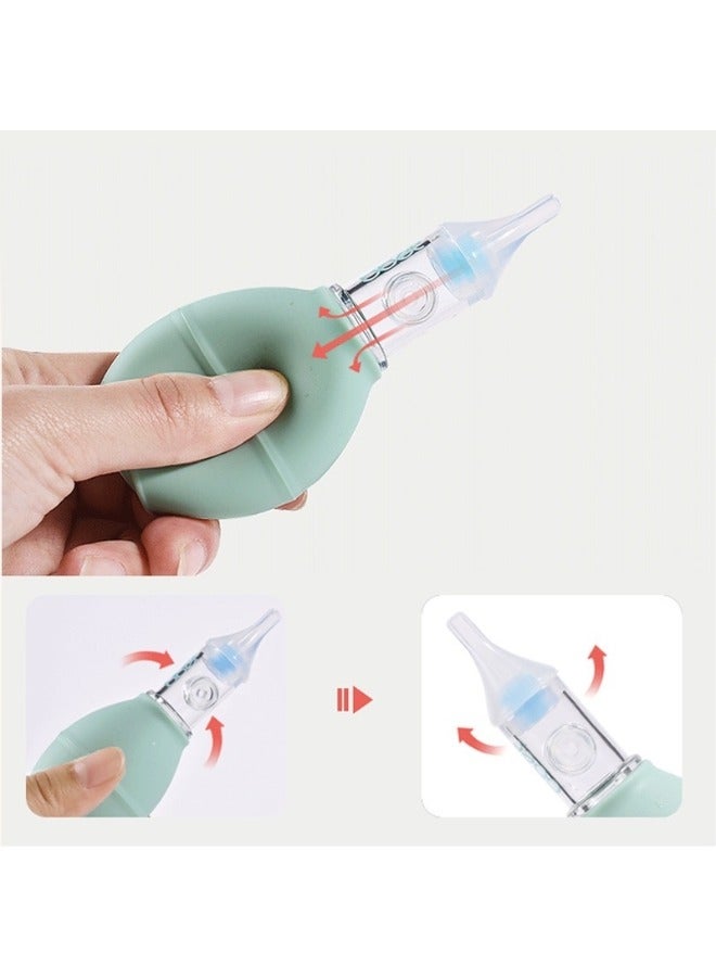 شفاط أنف الطفل، شفاطة أنف الطفل، كرة شفط أنف مزدوجة الصمام غير مؤذية، كرة شفط تنظيف الطفل، أداة تنظيف ناعمة لإزالة المخاط الأنفي للطفل كرة تنظيف أنف الطفل - Image 3