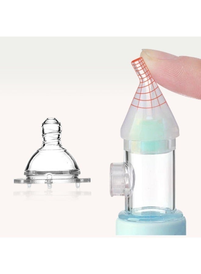 شفاط أنف الطفل، شفاطة أنف الطفل، كرة شفط أنف مزدوجة الصمام غير مؤذية، كرة شفط تنظيف الطفل، أداة تنظيف ناعمة لإزالة المخاط الأنفي للطفل كرة تنظيف أنف الطفل - Image 2