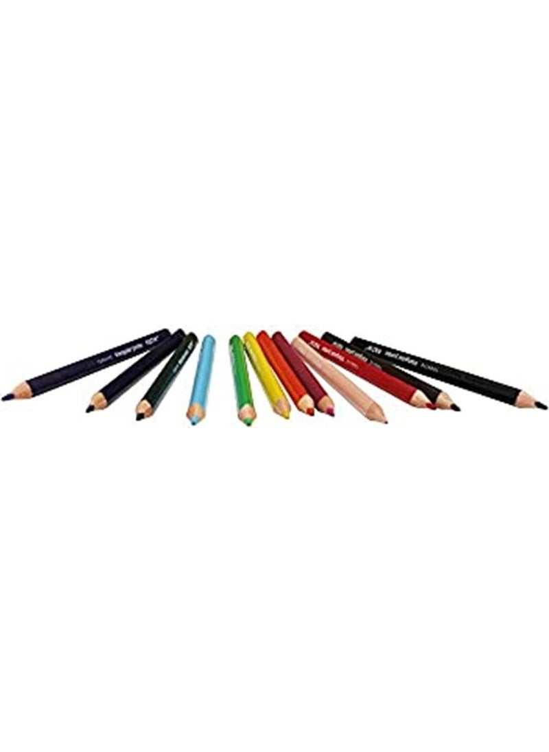 Fatih Jumbo Triangular Triangular Colored Pencil 12 Colors  - Image 2