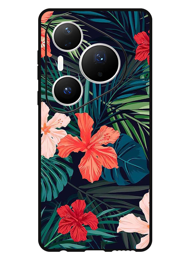 Theodor Case Compatible with Huawei Pura 80 Pro 6.8 Inch Protection Shockproof Bumper Cover Flowers (2) - Image 1