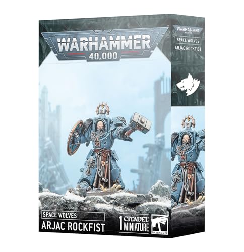 Games Workshop Warhammer 40000 Space Wolves Arjac Rockfist - Image 1