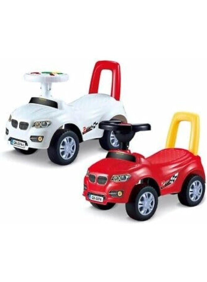 Ride On Car, White 