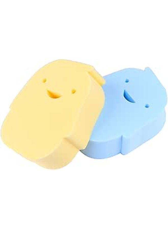 2pcs Shower Sponges Soft Scrubber Body Sponge for Quick Dry Bathing - Image 1