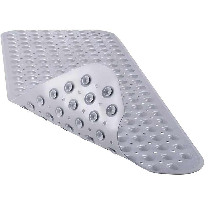 Bath Mat Rectangular Non-Slip Home Use Soft Silicone Foot Mat Perfect for Bathroom,Size:35 * 70cm - Image 1