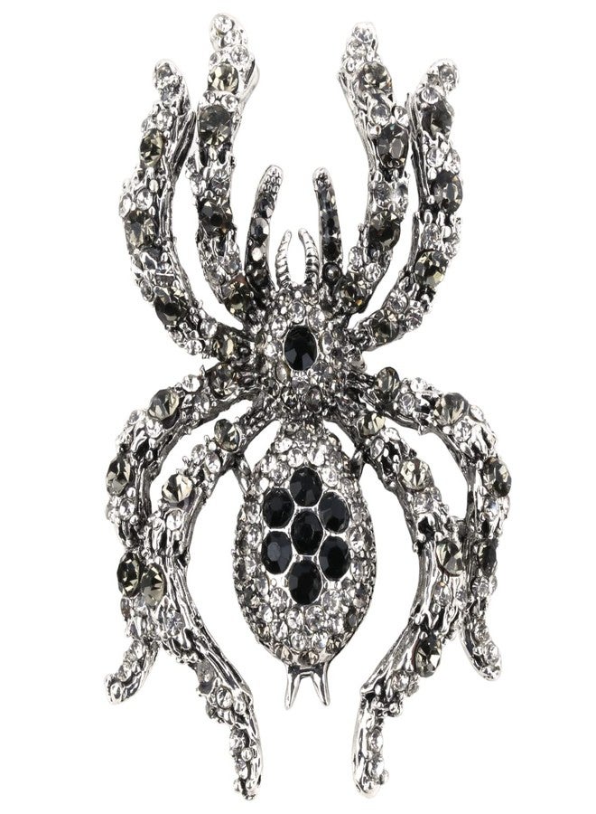 YACQ Halloween Spider Rings for Women, Stretch Rings Fit Finger 6 to 9, Halloween Rings for Women, Silk Scarf Holders - Image 1