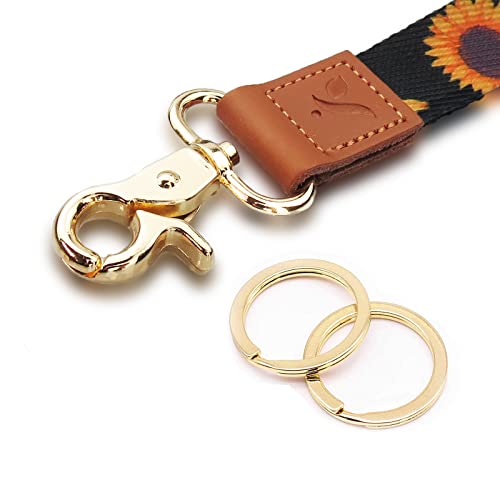 Yiflin Cute Wrist Lanyard for Keys, Keychain, Wallet, Id Holder, Cell Phone, Wristlet Lanyard Key Chain Holder for Women - Image 5