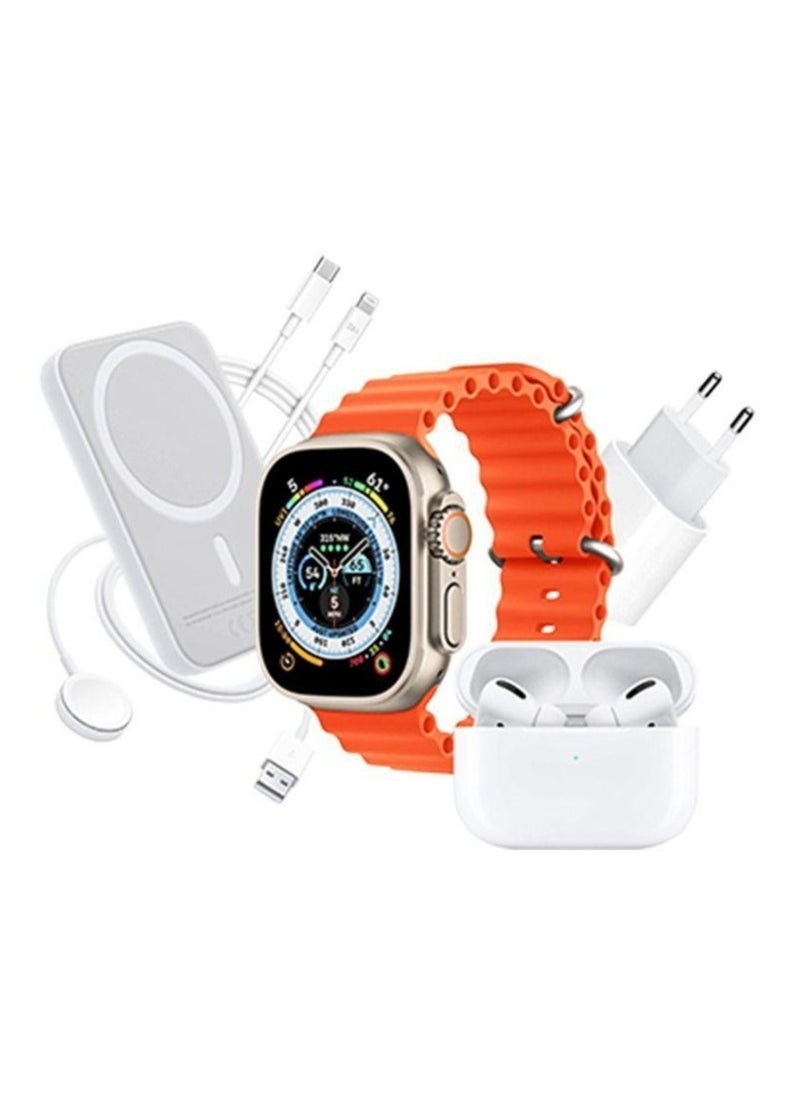 Gravity "2024 X8 8-in-1 Mobile Phone Accessories and Smartwatch Set – Comprehensive Bundle for Ultimate Convenience & Style" - Image 4