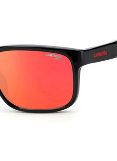 Carrera Men Square Sunglasses CARDUC 001/S  BLACK RED 57  - Image 5