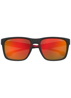 Carrera Men Square Sunglasses CARDUC 001/S  BLACK RED 57  - Image 4