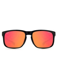 Carrera Men Square Sunglasses CARDUC 001/S  BLACK RED 57  - Image 3