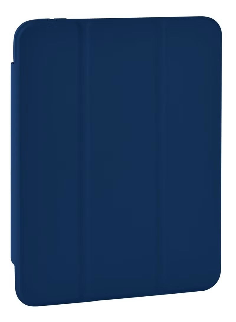 Cat - Cot Cat-Cot iPad 10th Generation Case (10.9-inch) with Pencil Holder, Silicone Smart Folding Stand Cover, Shockproof Full Protection Shell with Auto Sleep/Wake - Dark Blue - Image 1