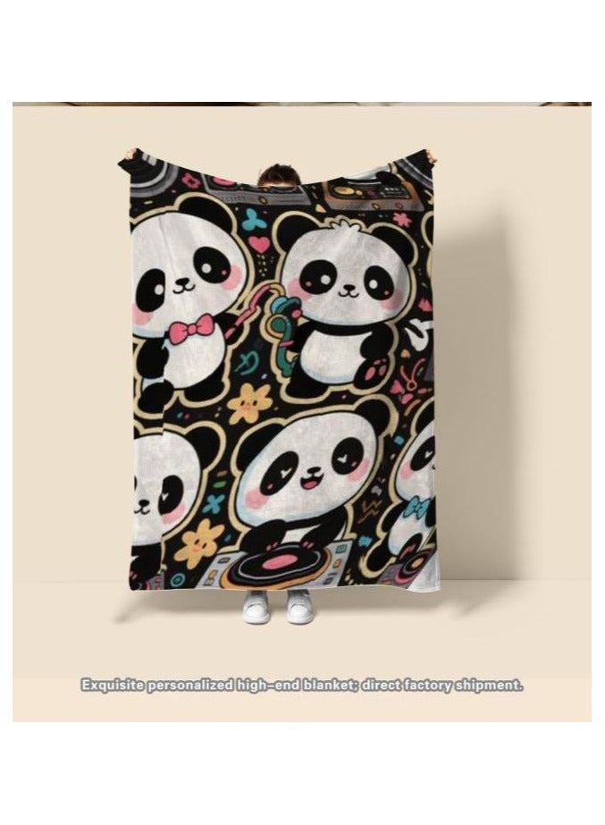 عام بطانية رقيقة من الفانيلا (دافئة ومريحة، ومناسبة للنوم واستخدام الألعاب وإزالة الغبار ومقاومة للرمل) 150 سم * 200 سم - 1034 - Image 3