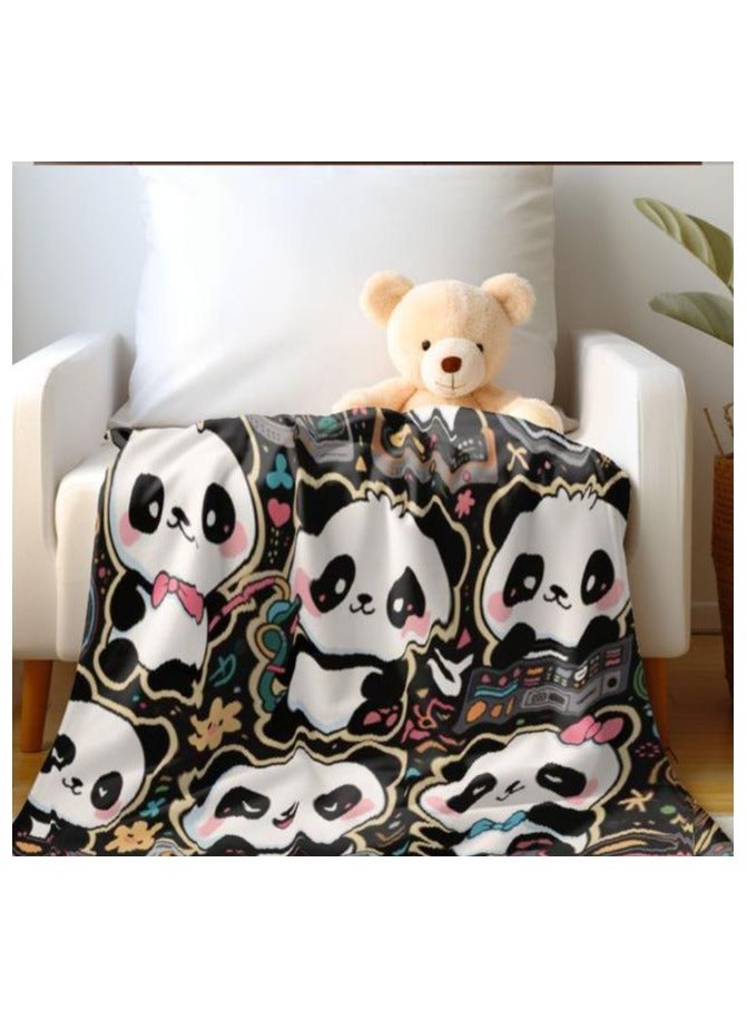 عام بطانية رقيقة من الفانيلا (دافئة ومريحة، ومناسبة للنوم واستخدام الألعاب وإزالة الغبار ومقاومة للرمل) 150 سم * 200 سم - 1034 - Image 5