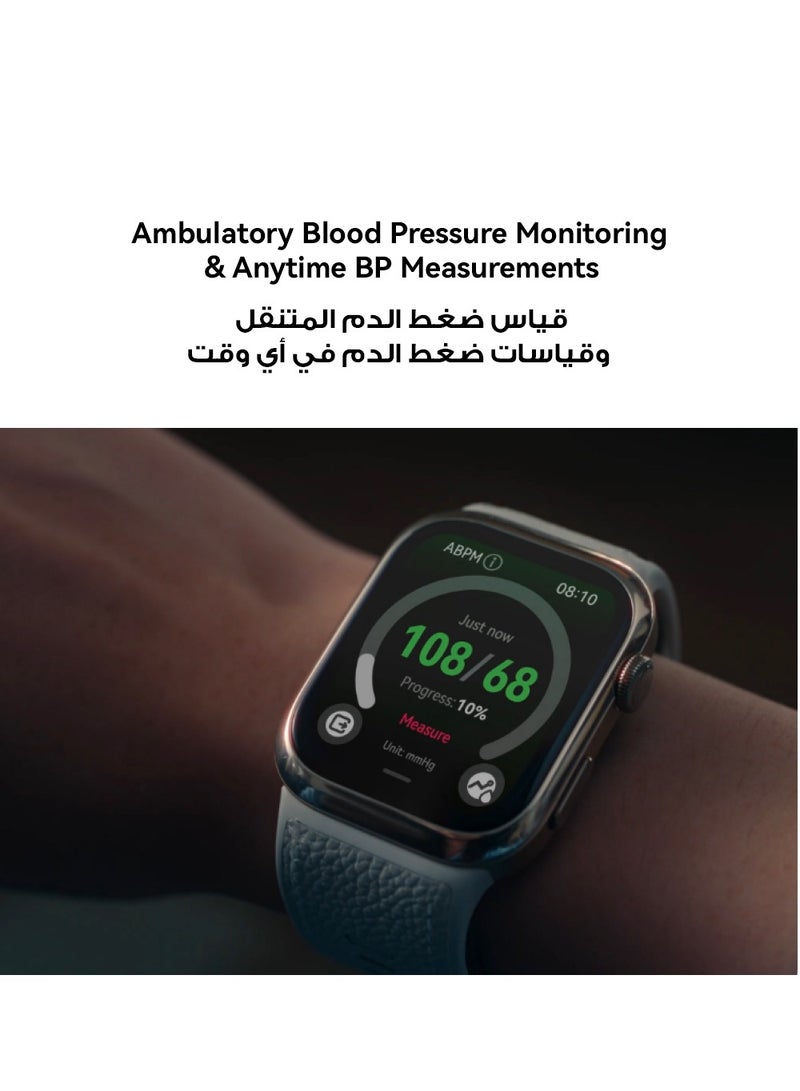 HUAWEI WATCH D2  Smartwatch, 1.82" AMOLED Touch display, Blood Pressure Monitoring, Slim Design, Bluetooth Calling, Compatible with iOS Android, 6 months HUAWEI care+ Black - Image 4