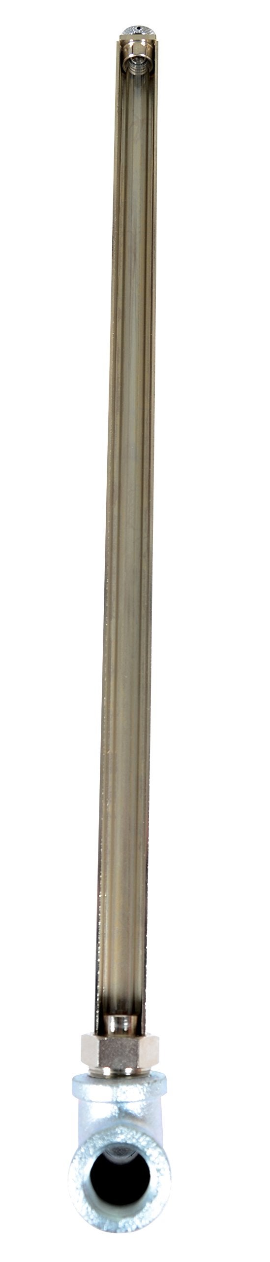 Vestil DGLI-4 Steel Horizontal Drum Gauge Level Indicator Fits 3/4 In. Drum Opening Silver - Image 3