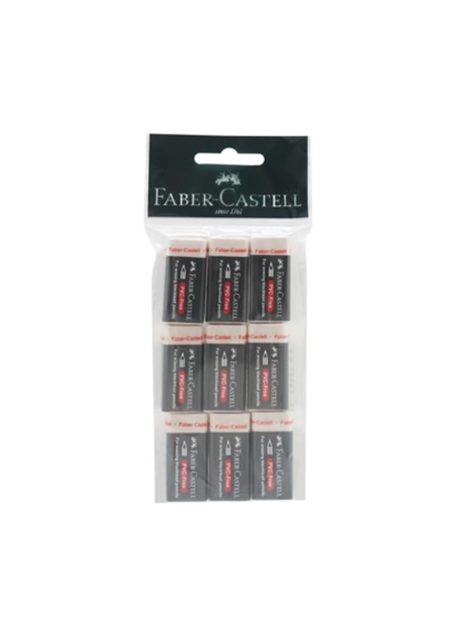 FABER-CASTELL عبوة من 2 ممحاة FC خالية من PVC بيضاء 30 BC/9 - Image 2