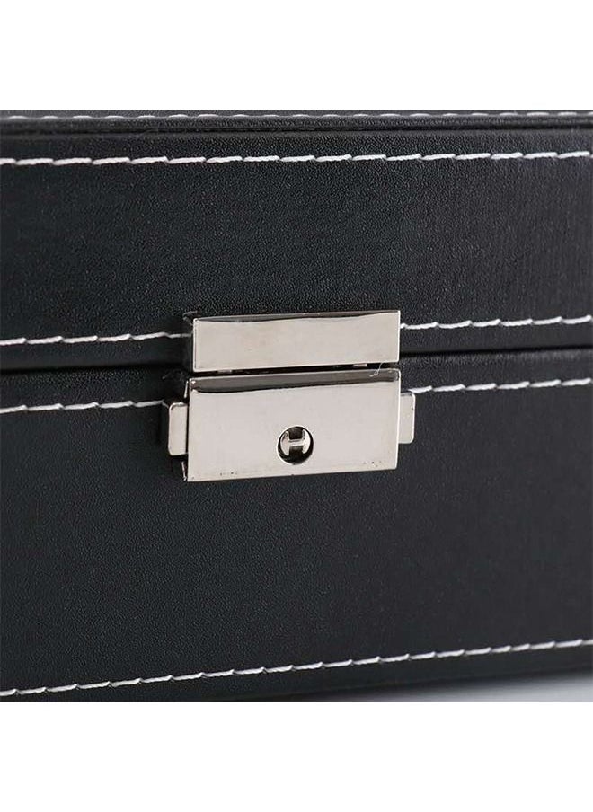 Yolu - Yolu Multi-function Watch Box Storage for Men Women, 6 Watch and 3 Eyeglasses Sunglasses Box with Glass Display Lock and key. - Image 1