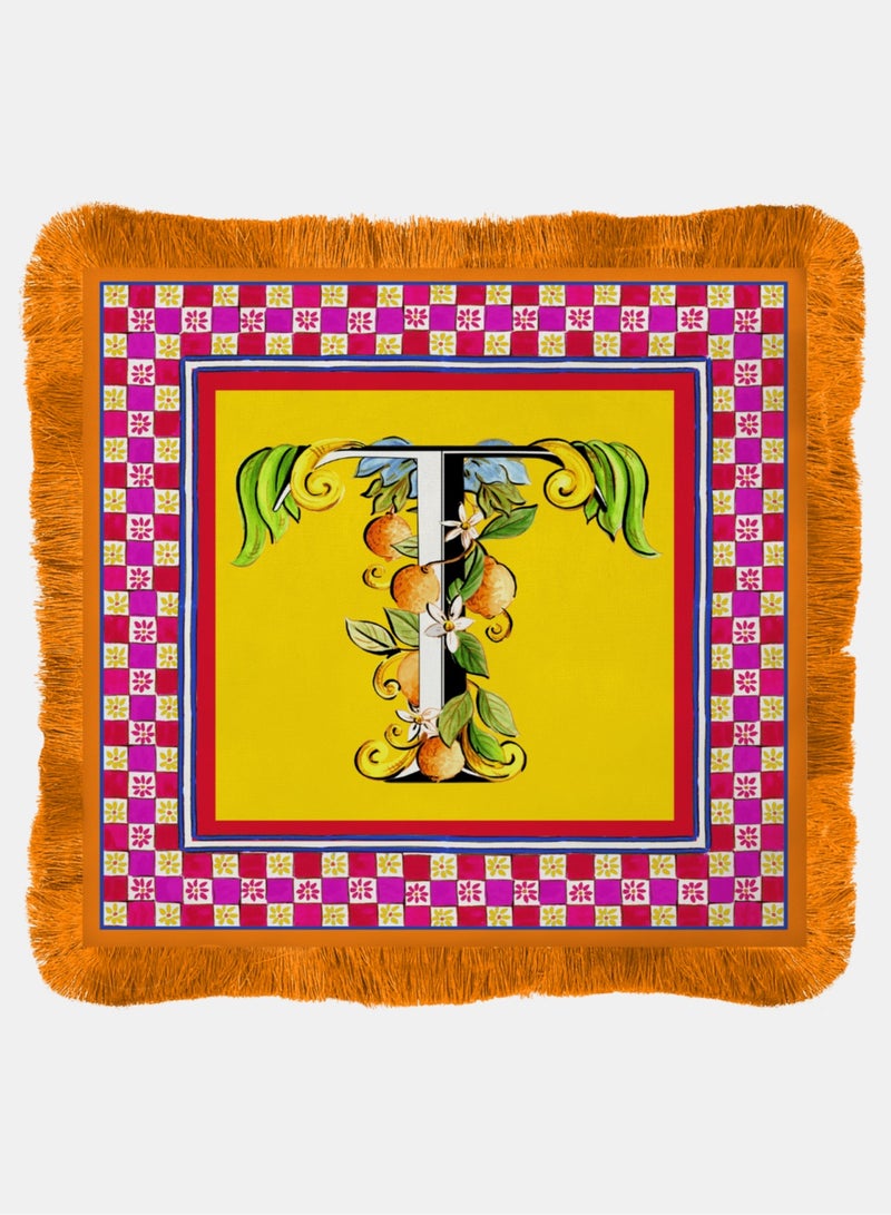 BACI MILANO - PLACEMAT 38X38 - ORTIGIA LETTER T - COTTON - Image 3