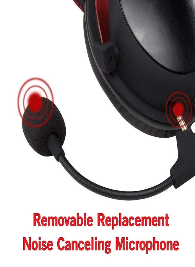 TUANRIVER Replacement Mic for HyperX Cloud, Cloud X, Cloud II, Cloud Core, Cloud Pro Silver (Old Version Before 2021) - Noise Cancelling Boom Microphone Compatible with Gaming Consoles, PC, 3.5mm Jack - Image 5
