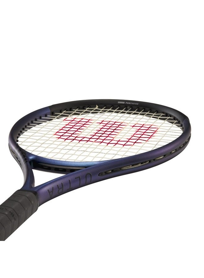 Wilson Ultra 108 V4 Tennis Racket, Head 108, 16X19, Adults, Intermediate/ Advanced - Black/ Blue/ Purple - Image 5