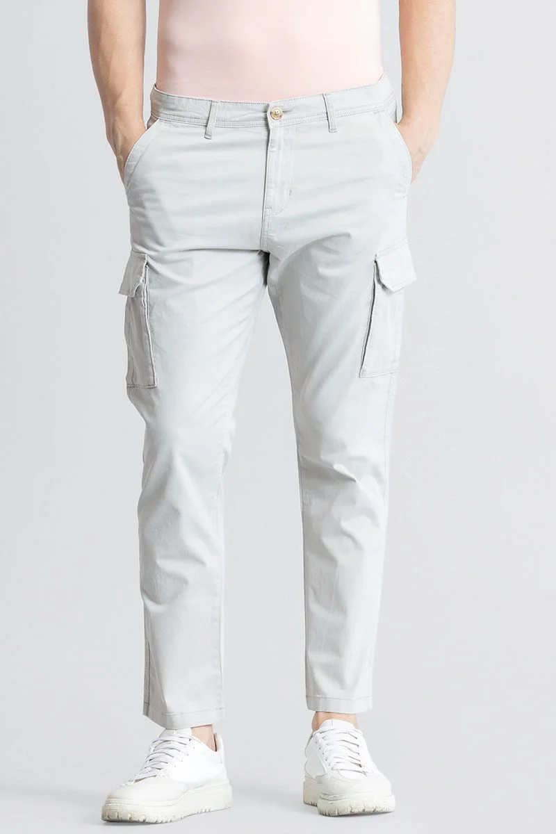 Snitch Grey Trendtactical Slim Light Grey Cargo for Men | Best Price UAE