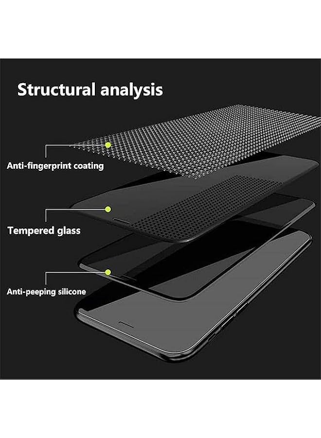 PROMASS OnePlus Nord CE 2 Privacy Screen Protector [Upgrade Version] [3D Curve] Anti-spy Tempered Glass Screen Film 9H Hardness Anti-Scratch Anti-Peep Shield,for Oneplus Nord CE 2 5G - Image 3