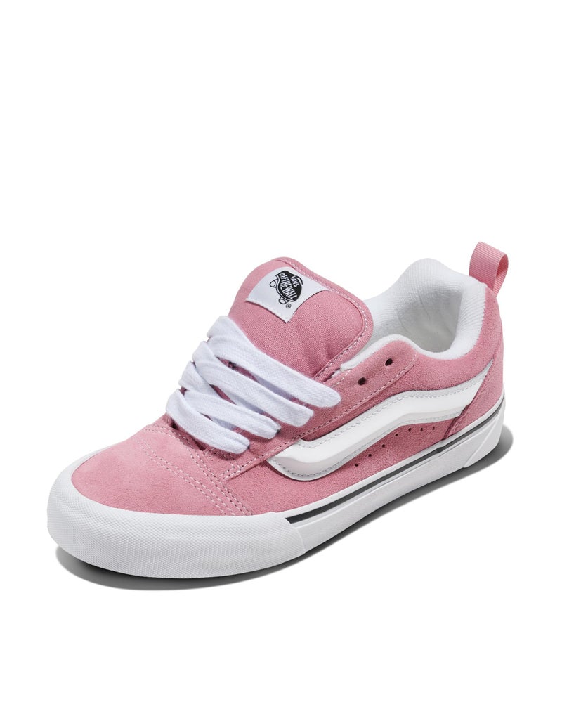 Vans Unisex Knu Skool Shoe | '90s Retro Puffy Low-Top Fashion Sneakers for Men & Women, Color Theory Foxglove, 7/8.5