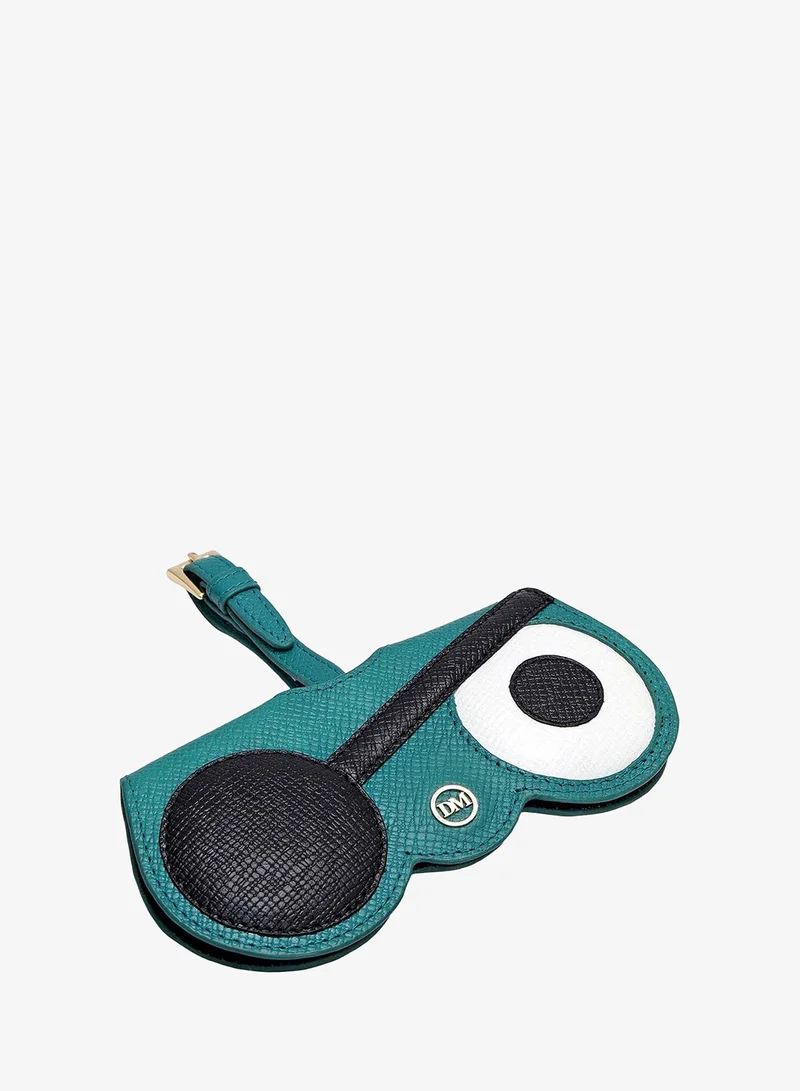 Da Milano Franzy Leather Spectacle Case - Teal