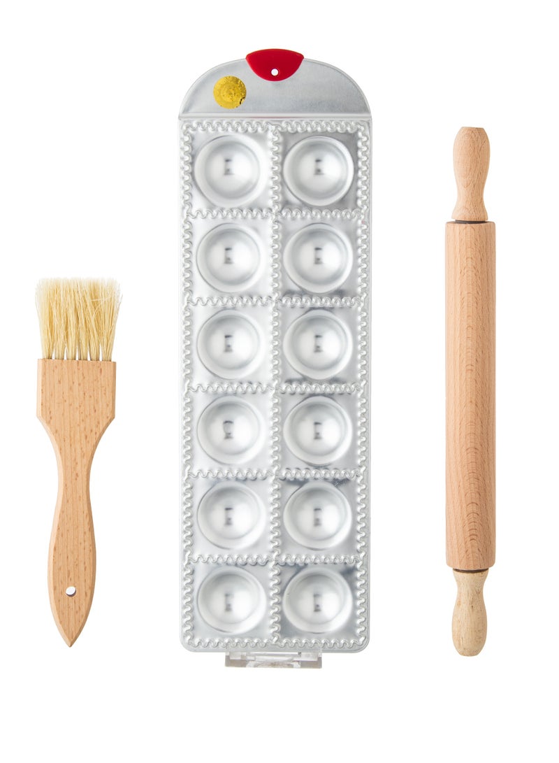 Kitchen ware Pastry Mold Set With Rolling Pin And Brush - Image 1