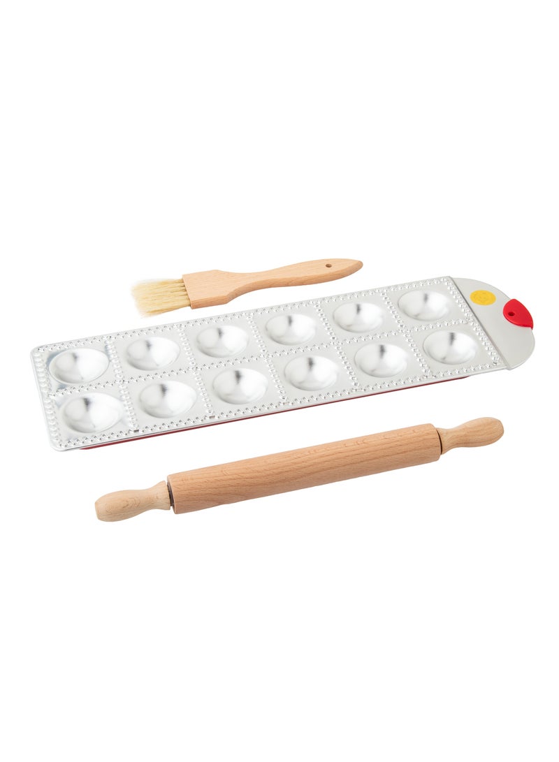 Kitchen ware Pastry Mold Set With Rolling Pin And Brush - Image 2