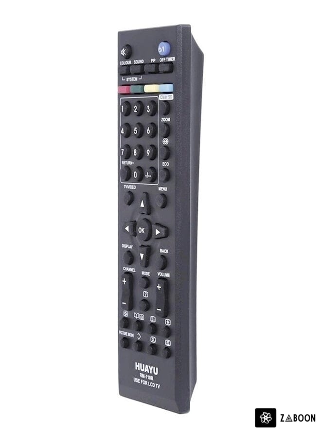 Zaboon Remote Control For JVC TVs Black