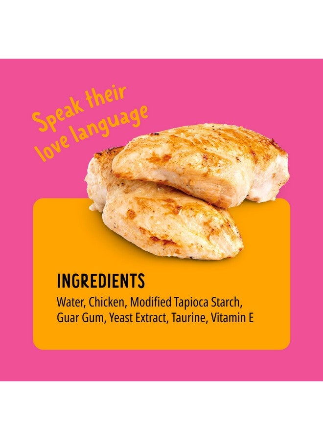 Bonkers Mixx, Wet Lickable Tube Tender Chicken Flavor Cat Treats, Real Meat Treats, Treats for Training or Food Topper, for All Breeds and Ages, Value Pack (15 Pack, 60 Tubes) - Image 3